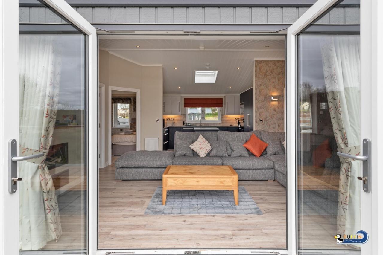 Valley View Lodge - Luxury Lodge, Hot Tub, Close To Beach Penally Extérieur photo
