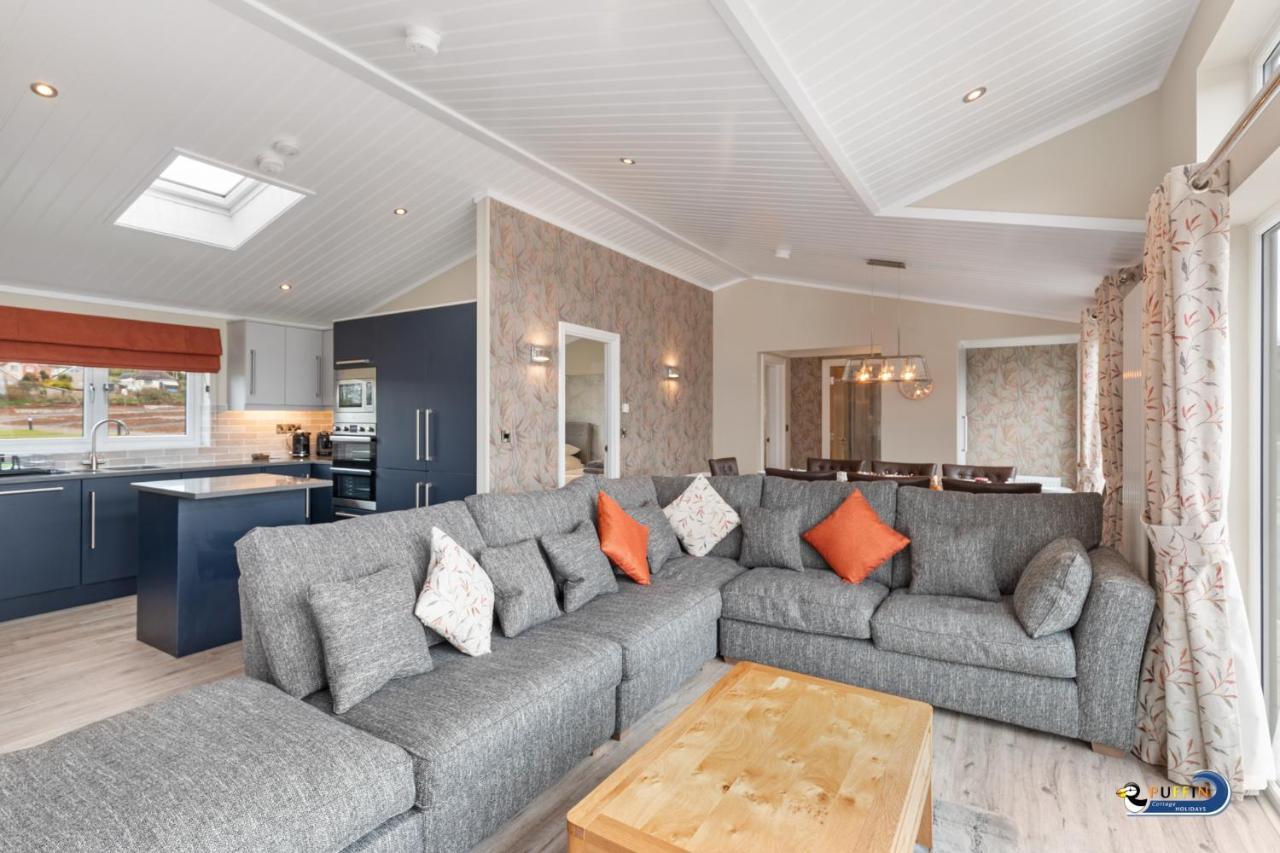 Valley View Lodge - Luxury Lodge, Hot Tub, Close To Beach Penally Extérieur photo