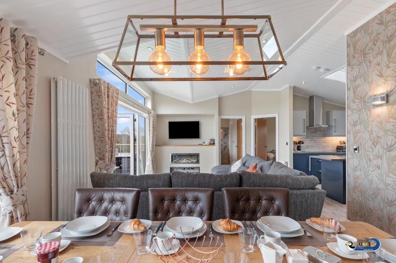 Valley View Lodge - Luxury Lodge, Hot Tub, Close To Beach Penally Extérieur photo