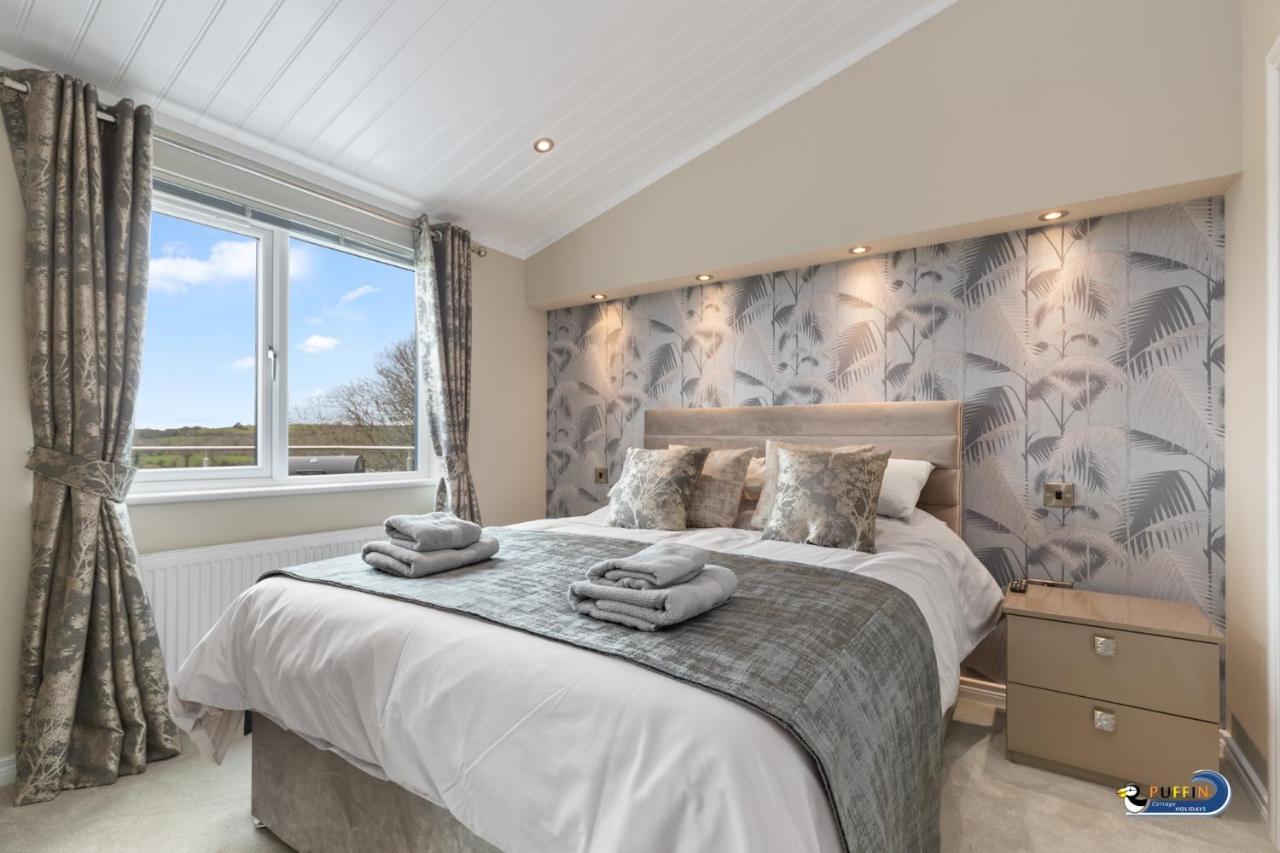 Valley View Lodge - Luxury Lodge, Hot Tub, Close To Beach Penally Extérieur photo
