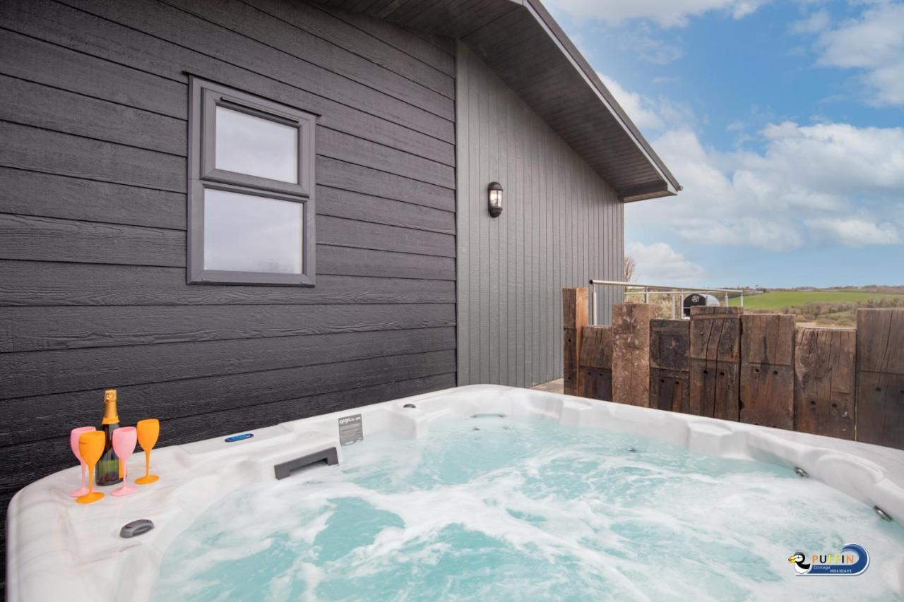 Valley View Lodge - Luxury Lodge, Hot Tub, Close To Beach Penally Extérieur photo